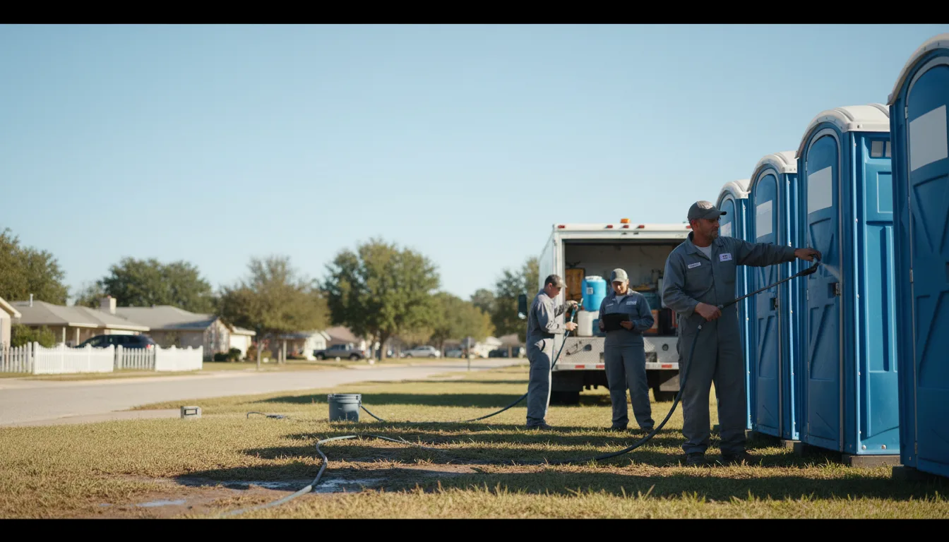 Long-Term Portable Toilet Rental in Freer, TX near me